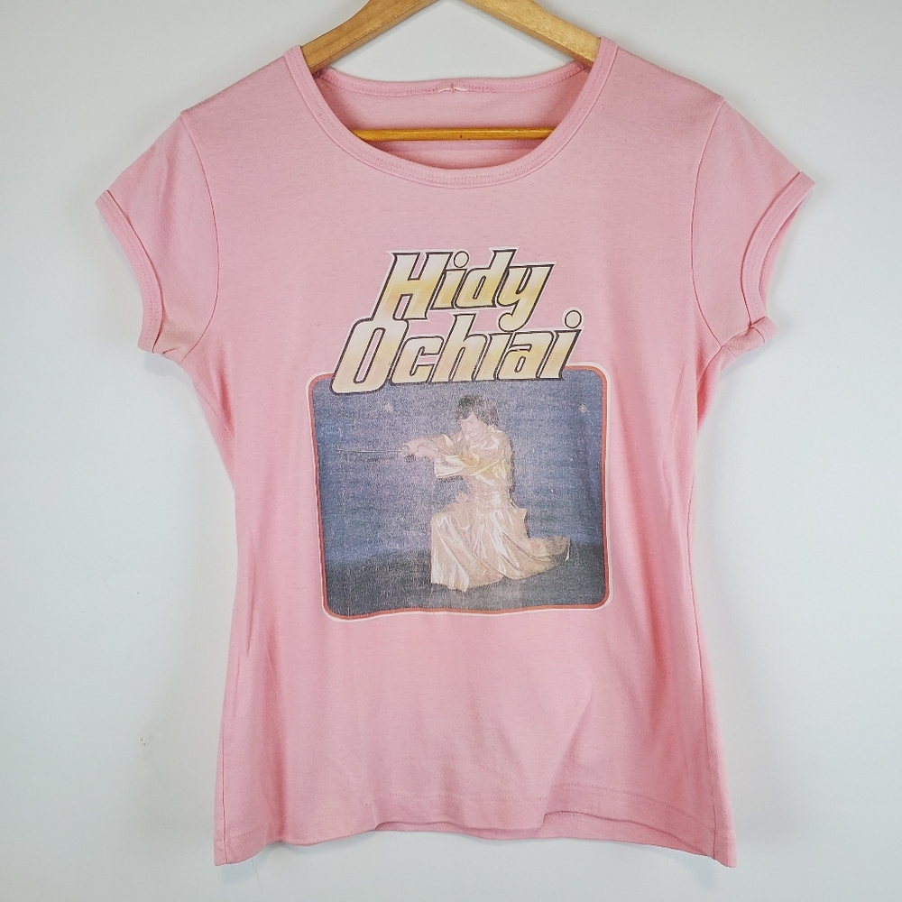 VTG 70s Womens Shirt Hidy Ochiai Karate Martial Arts Enter The Dragon Bruce Lee